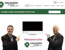 Tablet Screenshot of chinasourcingacademy.com
